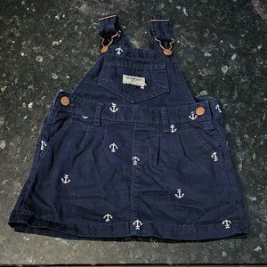 Oshkosh B'gosh  nautical jumper skirt. Sz24M EUC